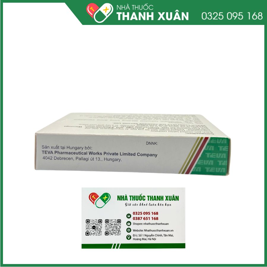 Picaroxin 500 mg thuốc chống nhiễm khuẩn nhạy cảm